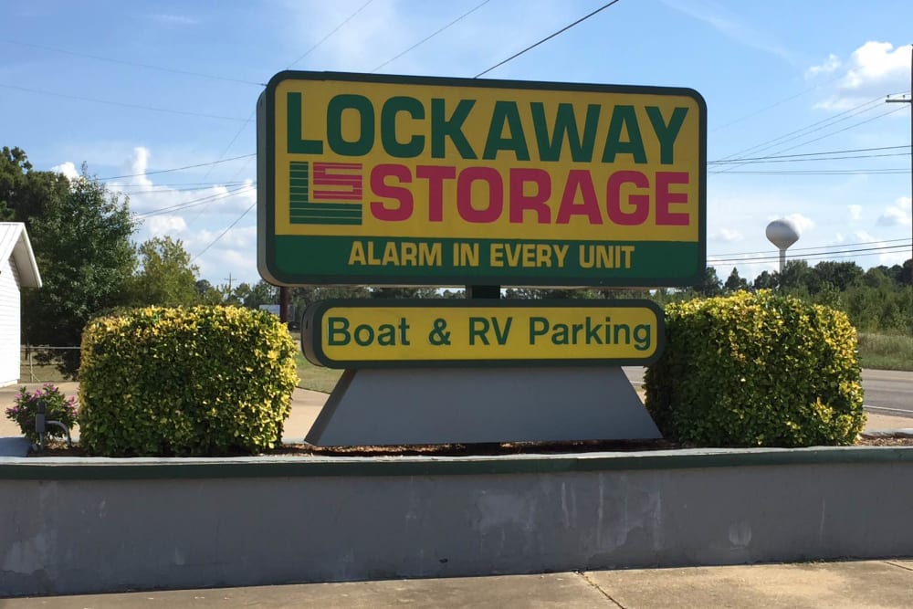 Outside Signage at Texarkana, Texas near Lockaway Storage