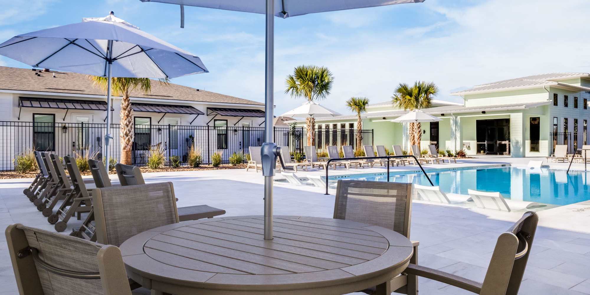Swimming pool at Trinity Villas in Lafayette, Louisiana