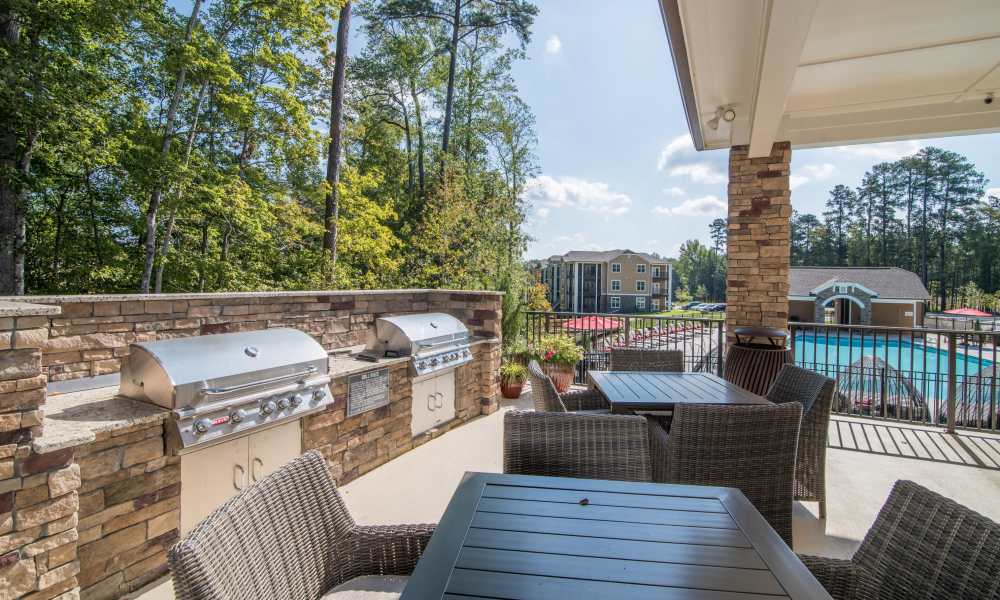 Barbeque at Lodge at Croasdaile Farm in Durham, North Carolina 