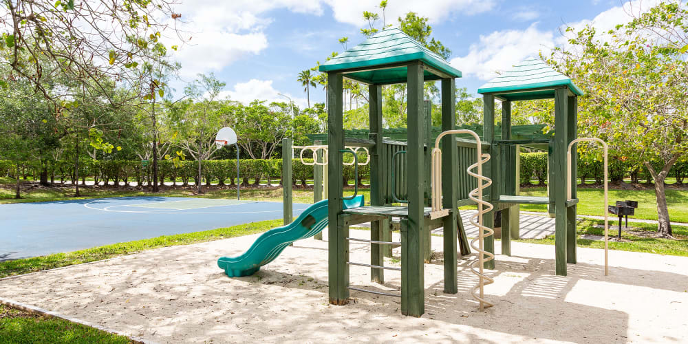 Playground at Weston Place Apartments in Weston, Florida