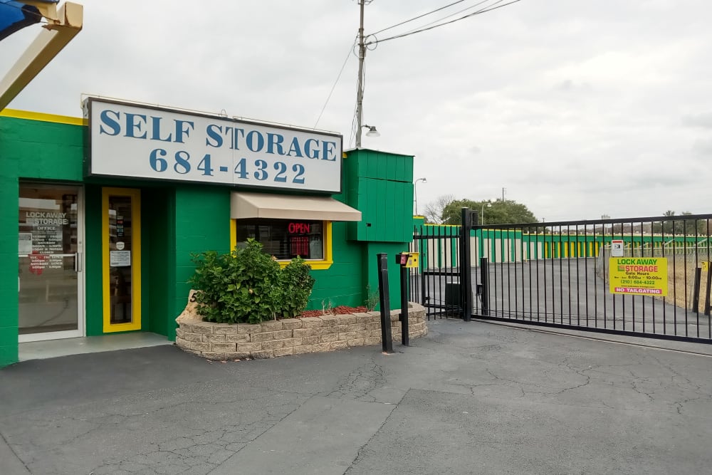 Exterior Front Office of Lockaway Storage in San Antonio, Texas