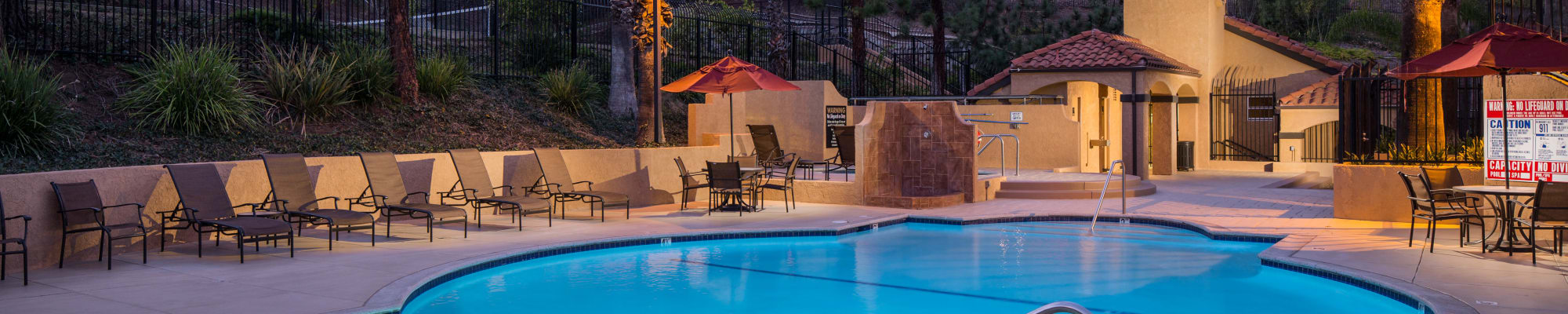 Amenities at Shadow Ridge Apartment Homes in Simi Valley, California