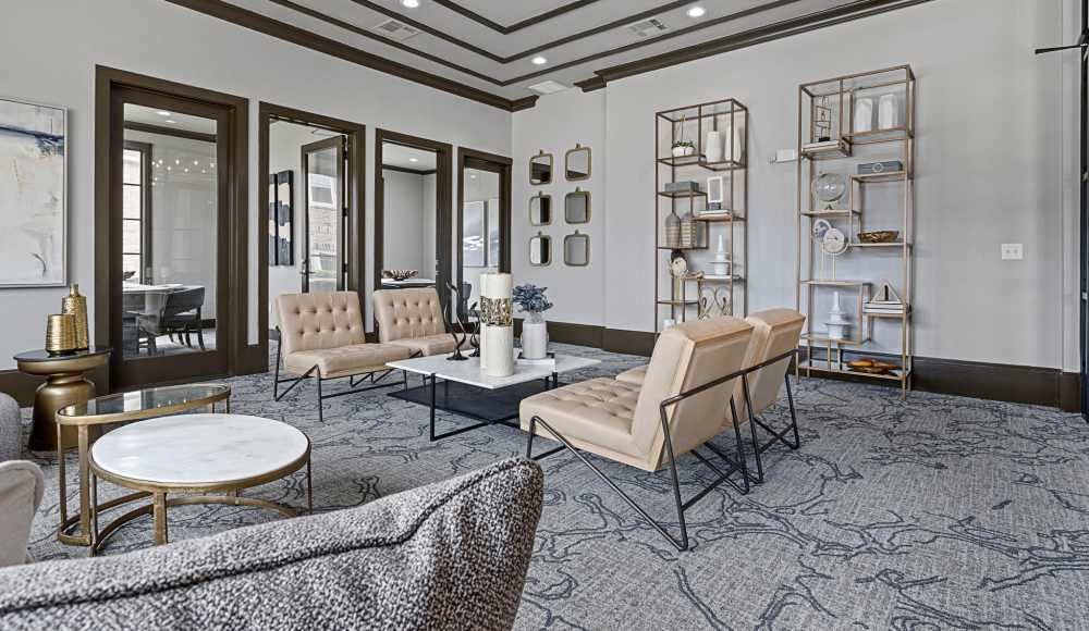 Indoor lounge at Pflugerville, Texas     