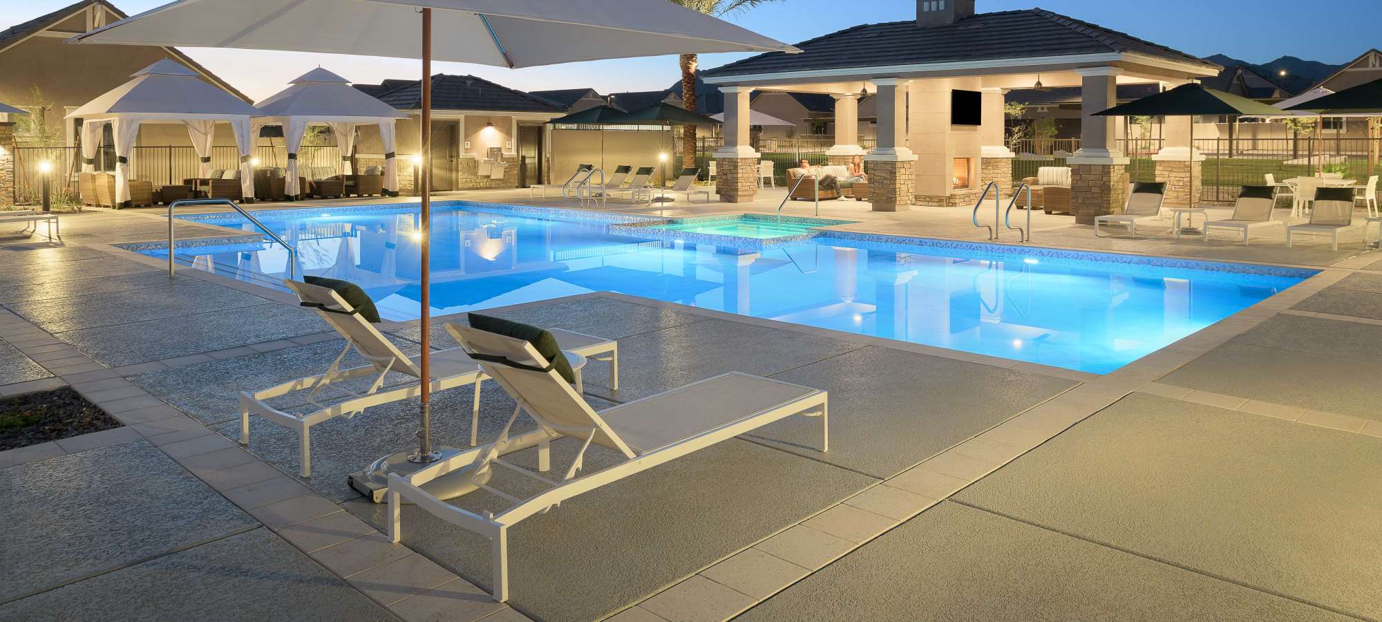 Resort-style pool at Canopy at Sundance in Buckeye, Arizona