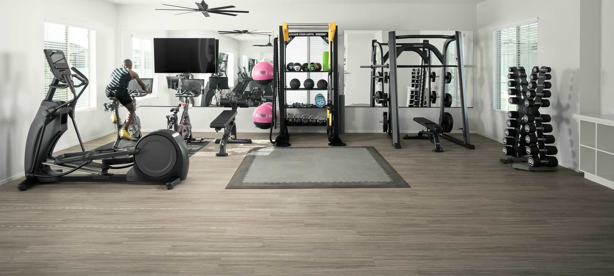 Fitness center at Canopy at Cottonwood in Casa Grande, Arizona
