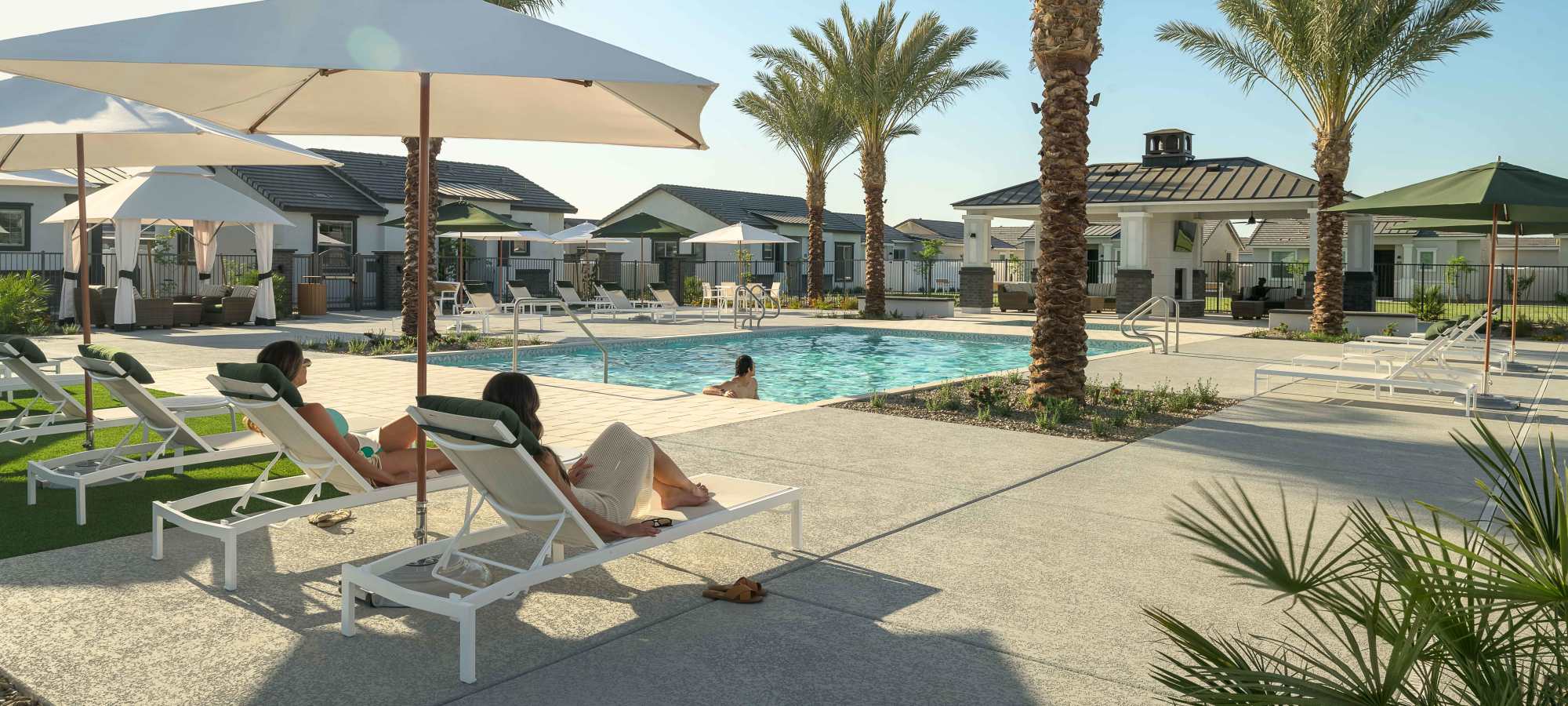 Swimming pool at Canopy at Cottonwood in Casa Grande, Arizona
