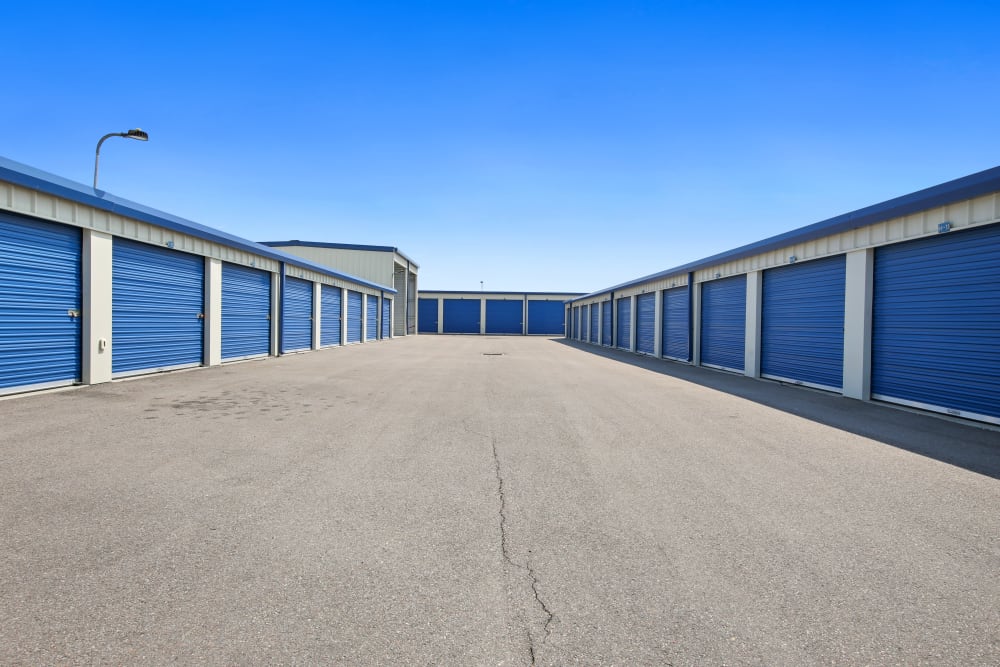 Exterior of outdoor units at Storage Star - Grantsville in Grantsville, Utah
