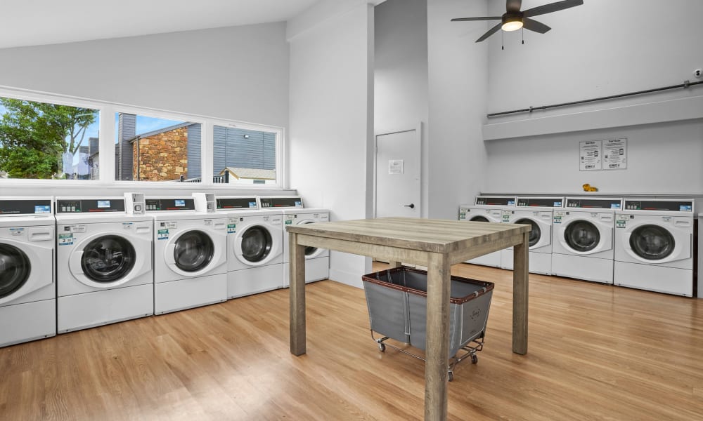 Laundry room at Apple Creek Apartments in Stillwater, Oklahoma