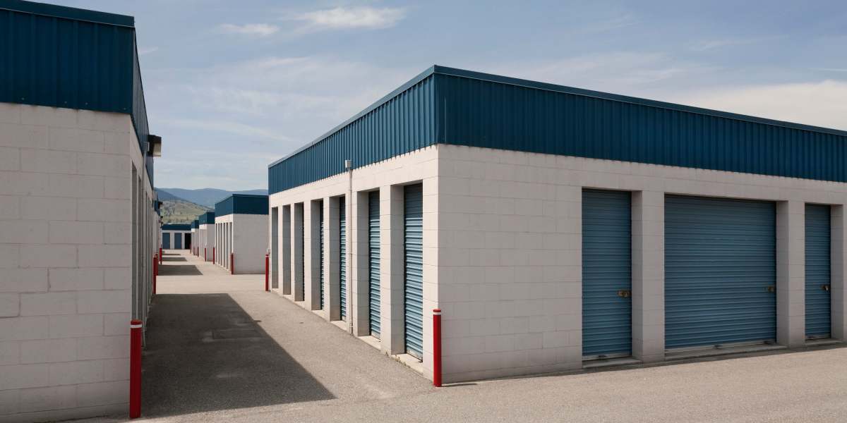 Outdoor self storage units at Storage Etc Ogden in Ogden, Utah