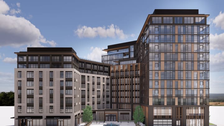 A rendering of the Springs at Waterfront North
