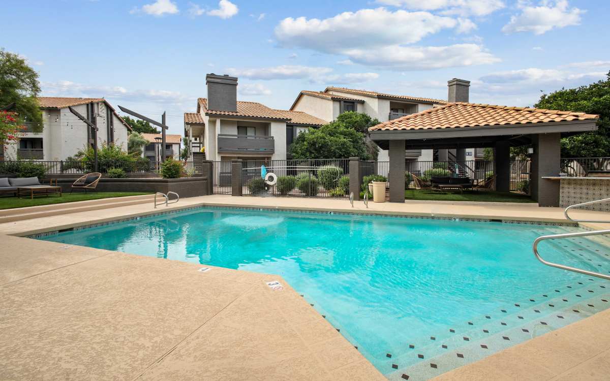 Swimming pool at Strada in Tempe, Arizona