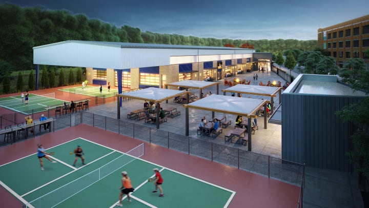 Pickleball courts in development at Factory 52