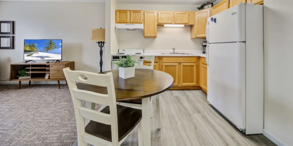  Living area in private unit at Vista Prairie at Goldfinch Estates in Fairmont, Minnesota