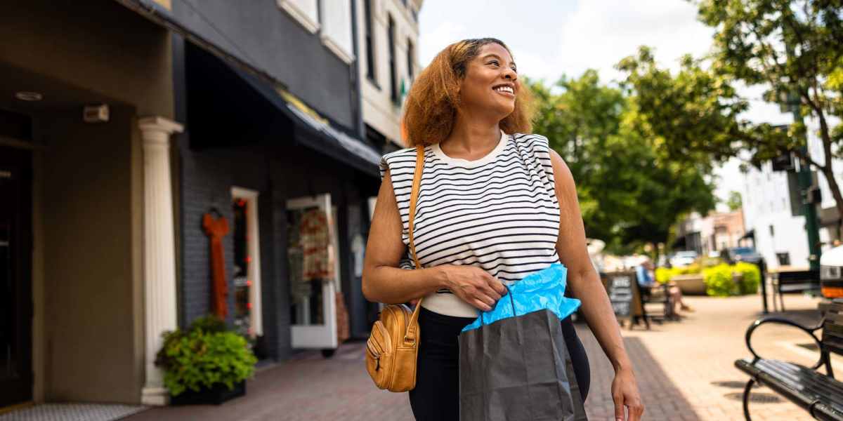 resident walking at neighborhood at Andover At Crabtree in Raleigh, North Carolina
