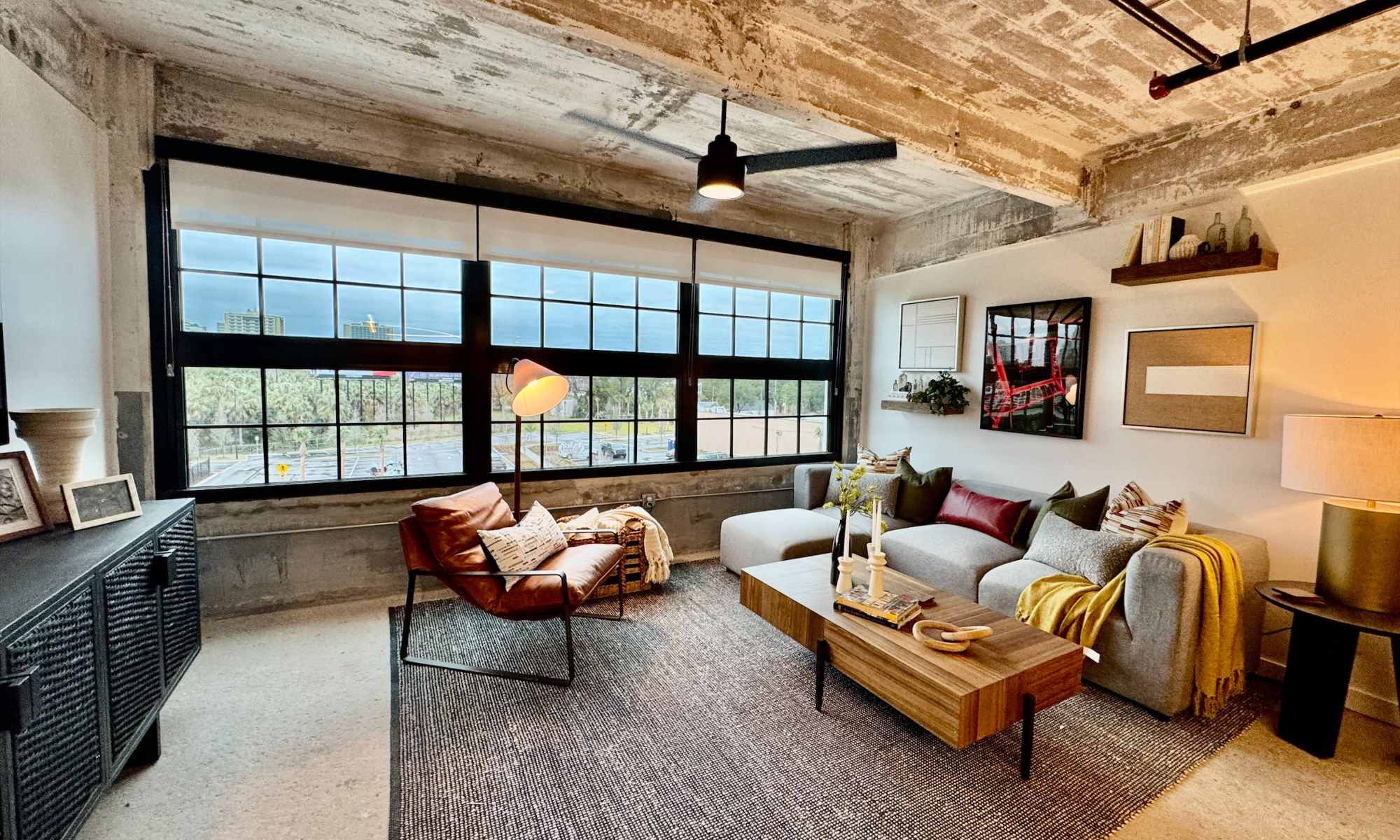 Model loft at Union Terminal Warehouse in Jacksonville, Florida