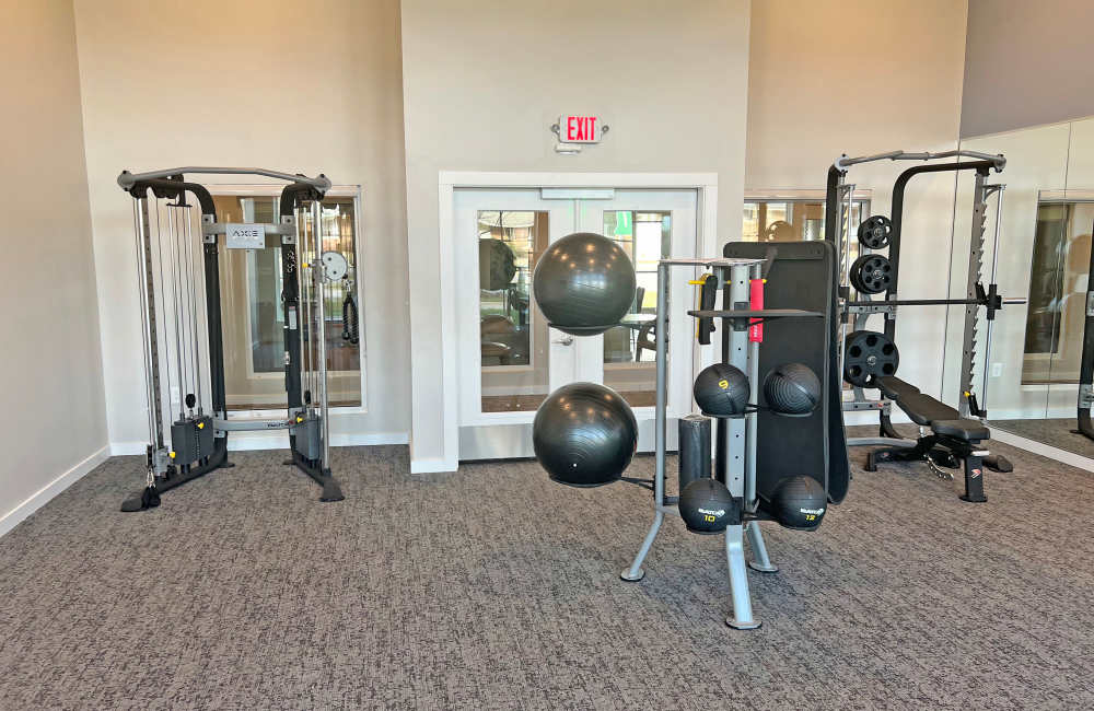 Community fitness center at Lancaster in Charlotte, North Carolina