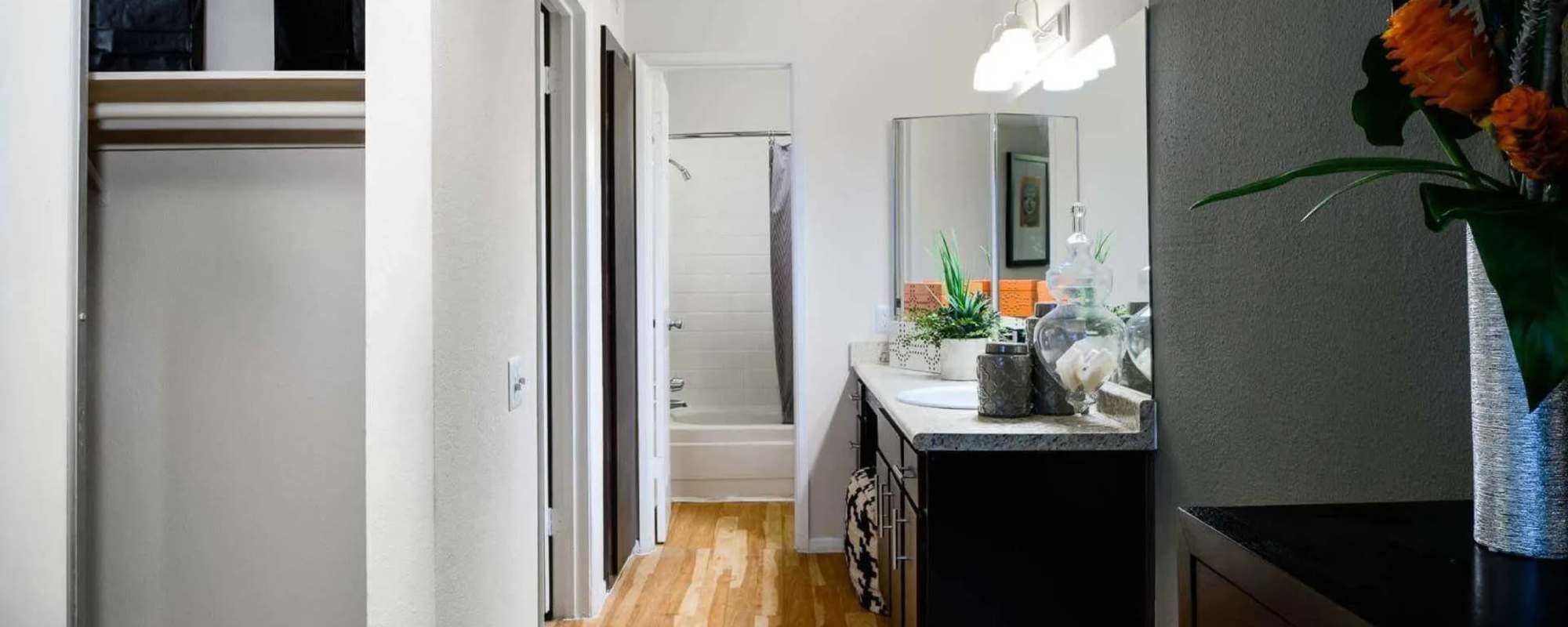 Bedroom area at Star Voss Apartments in Houston, Texas 