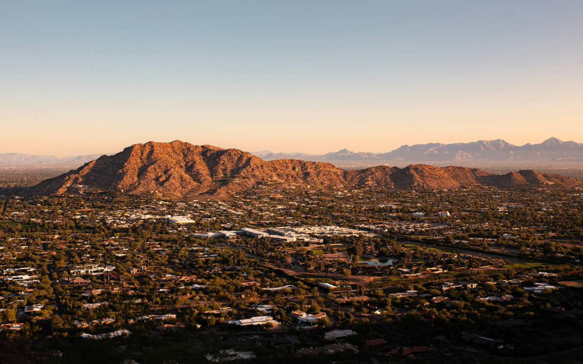 Beautiful view of neighborhood at Strada in Tempe, Arizona