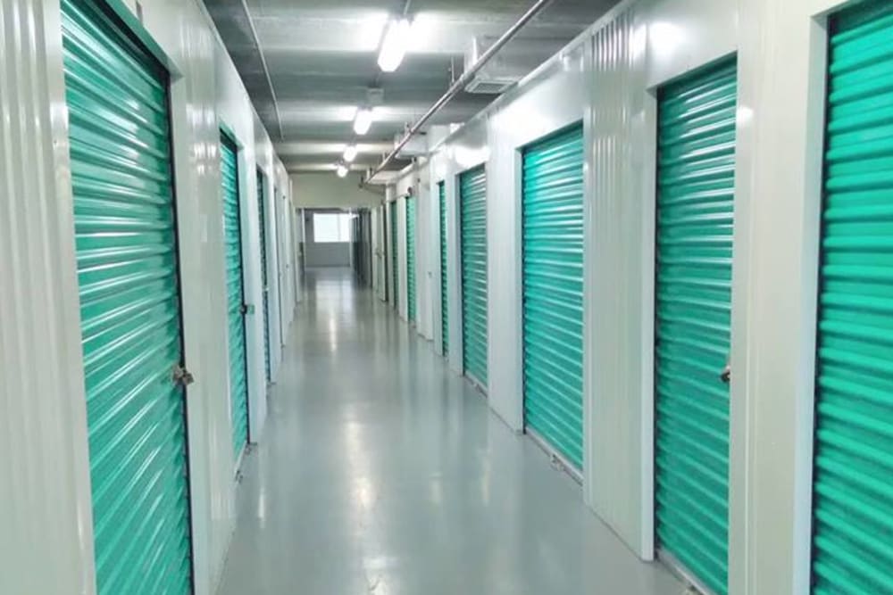 Climate-controlled storage at Burlington Self Storage - Wellington in Wellington, Florida