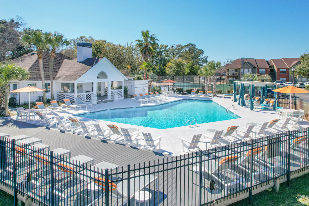 Sparkling Pool at The Cooper in Mount Pleasant, South Carolina