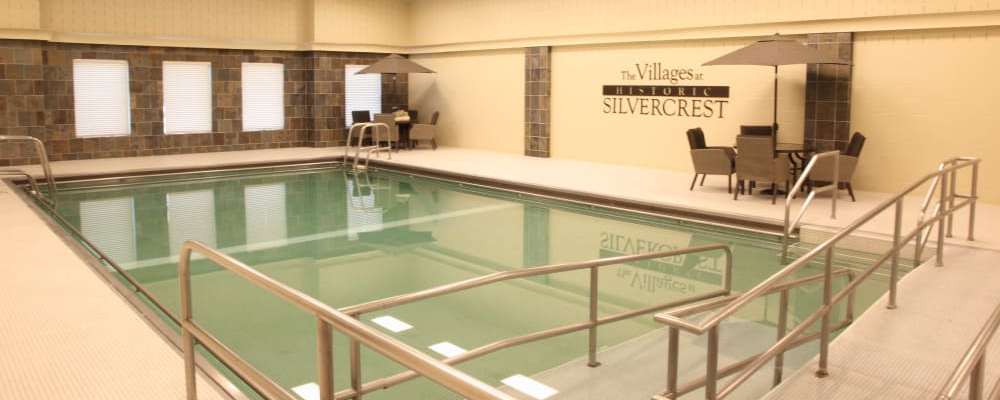 The pool at Corp Site Testing in Bend, Oregon