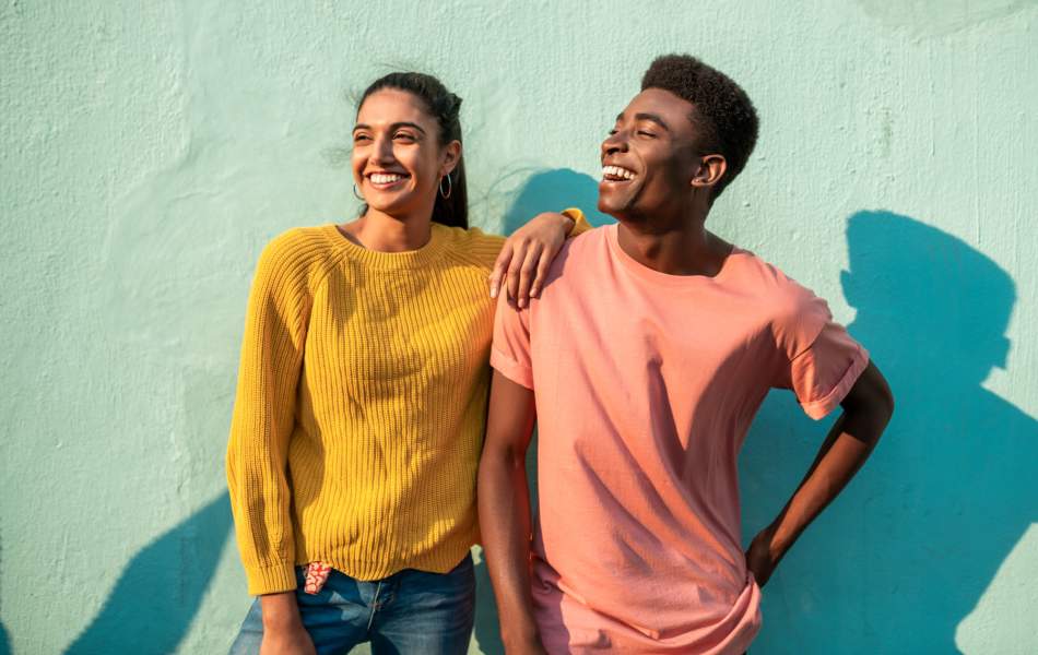 Residents posing at Breckinridge Point Apartments in Richardson, Texas