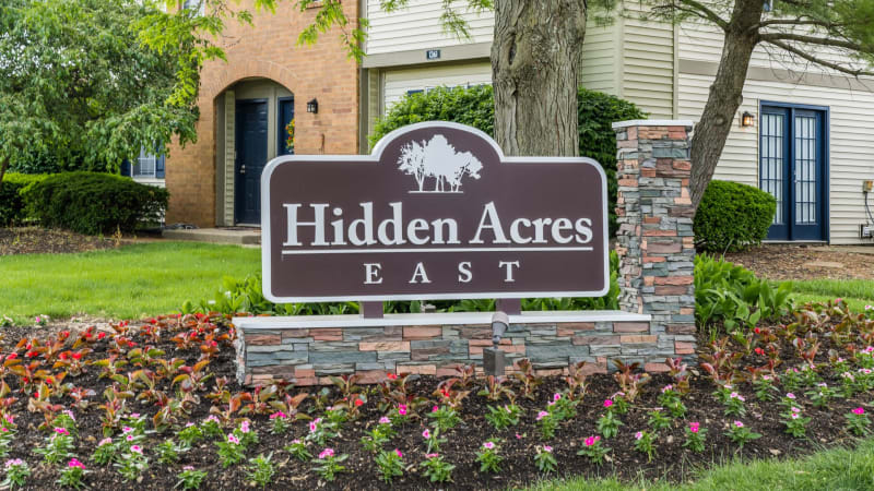 Front entrance to Hidden Acres East in Columbus, Ohio