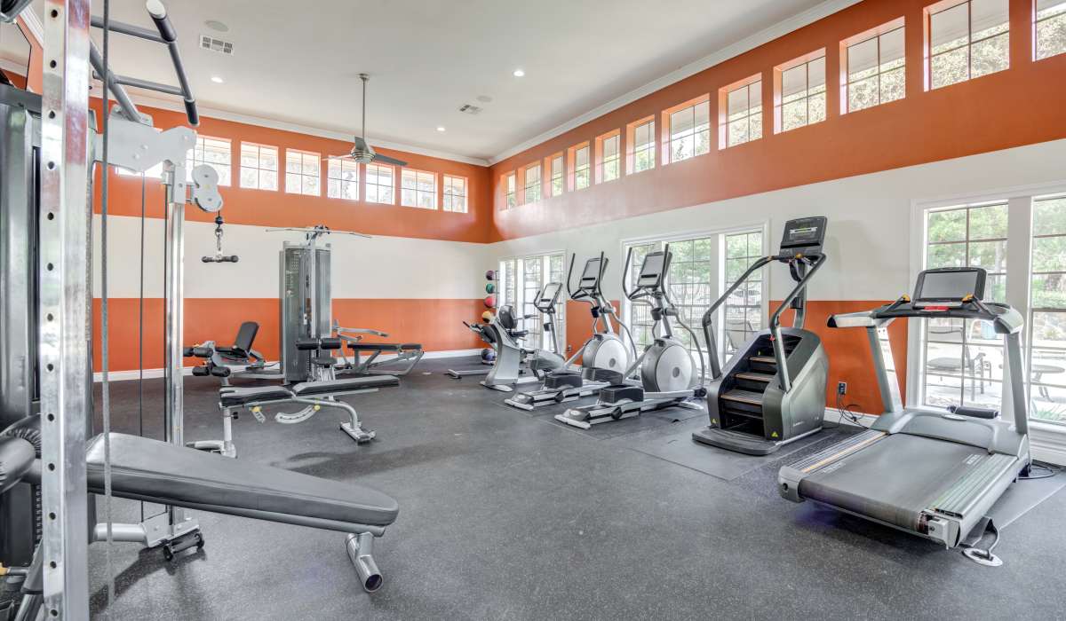 gym machines at Sonterra Heights in San Antonio, Texas