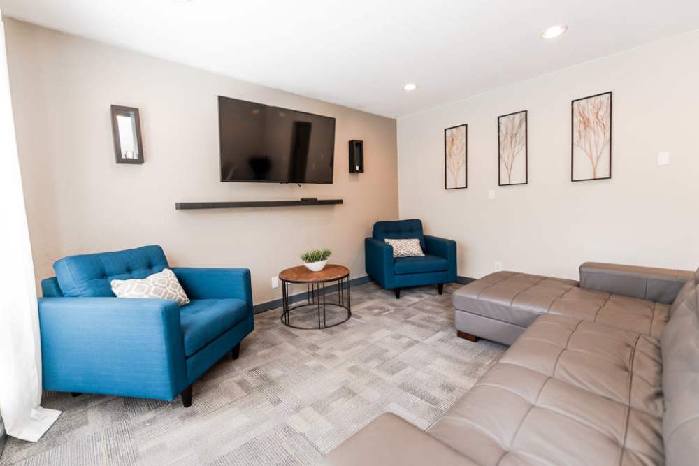 Living room at Tessera in Everett, Washington