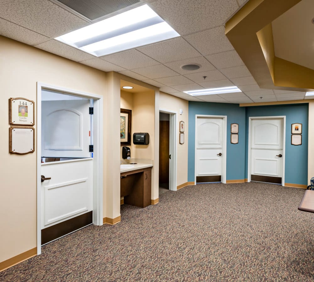 Memory care common room at Touchmark at All Saints in Sioux Falls, South Dakota