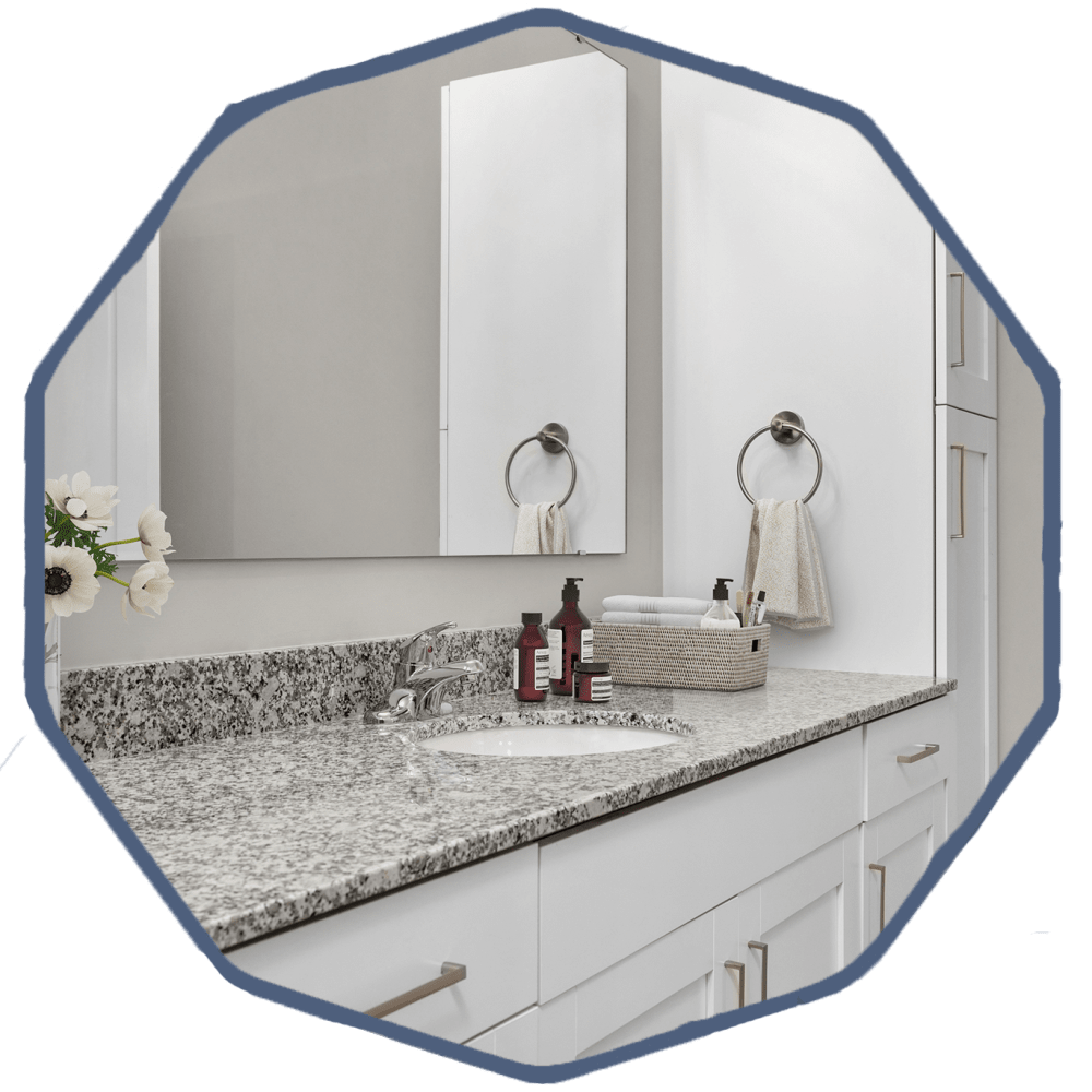 modern bathoom at Jasper in St Peters, Missouri