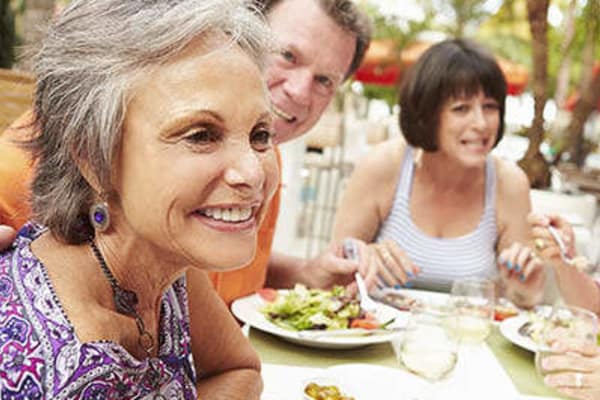 Lunch with Oxford Villa Active Senior Apartments friends