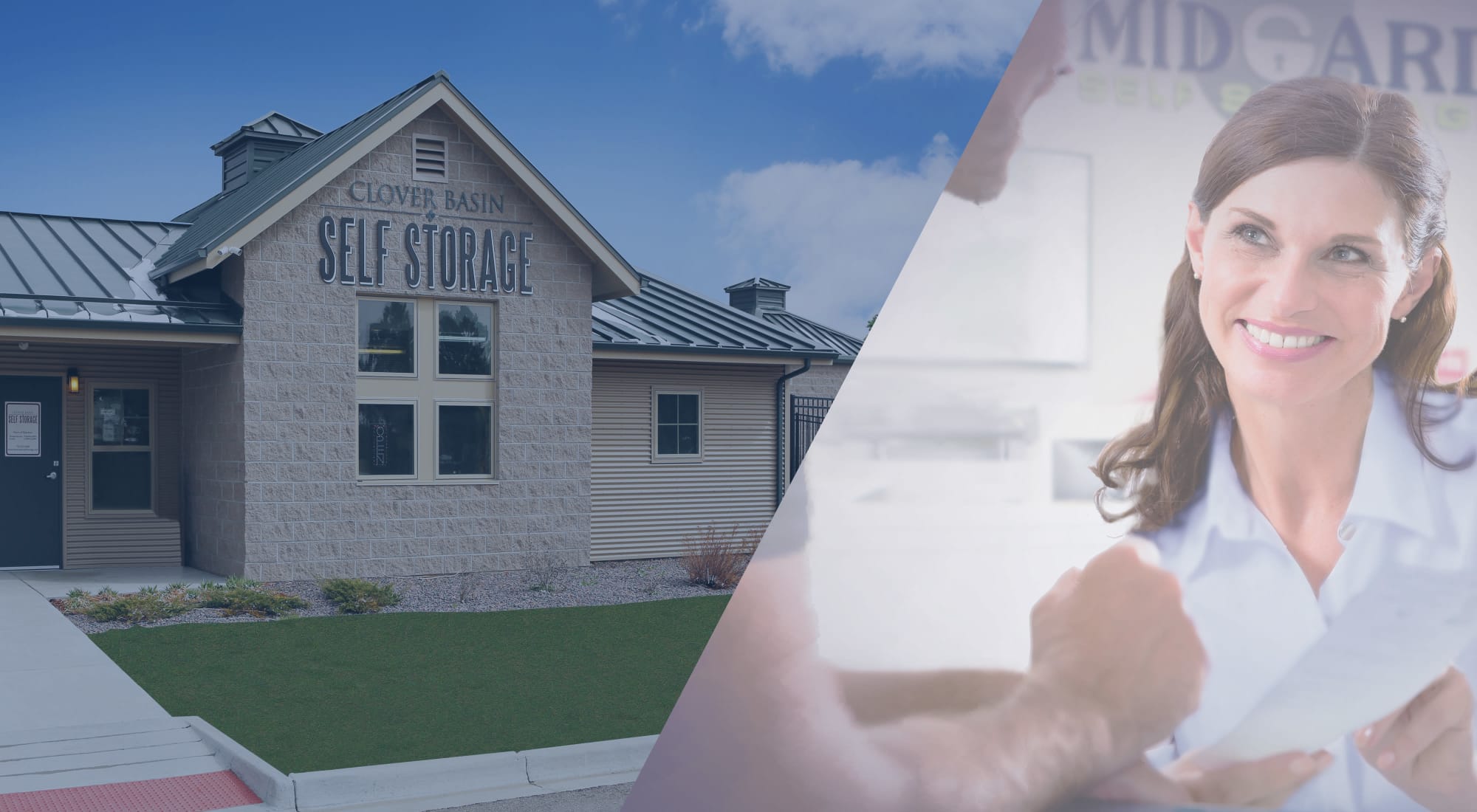 Self storage at Clover Basin Self-Storage in Longmont, Colorado