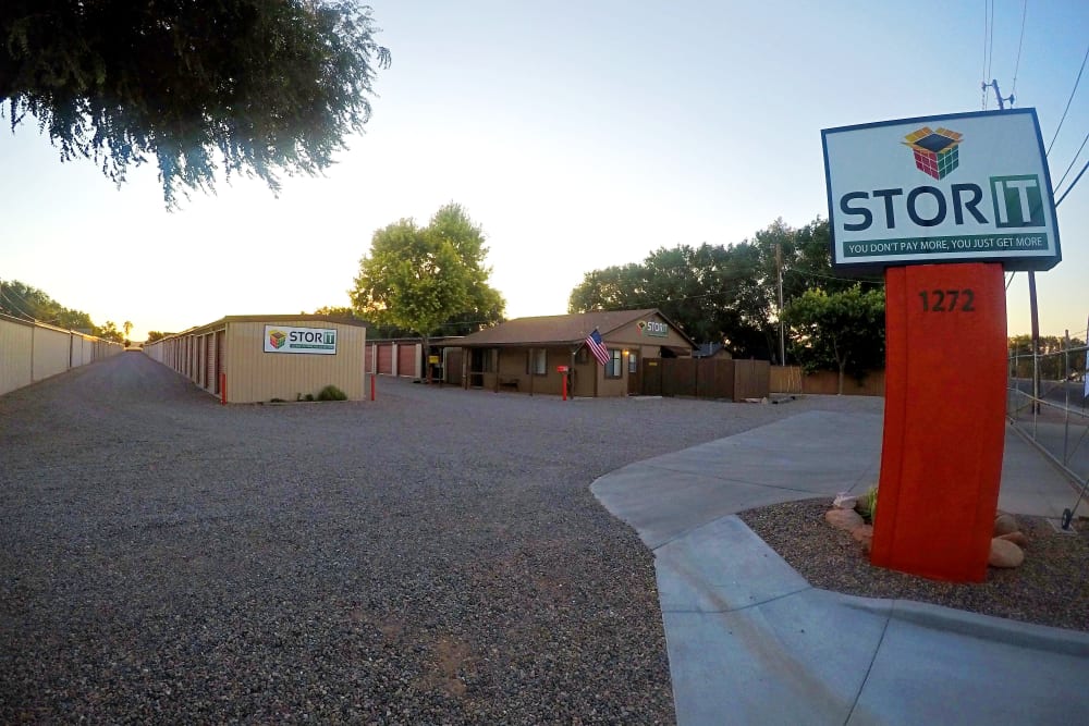 Main entrance at Stor It Self Storage in Chino Valley, Arizona. 