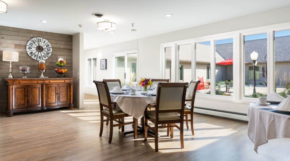 Dining area at Randall Residence of Sterling Heights