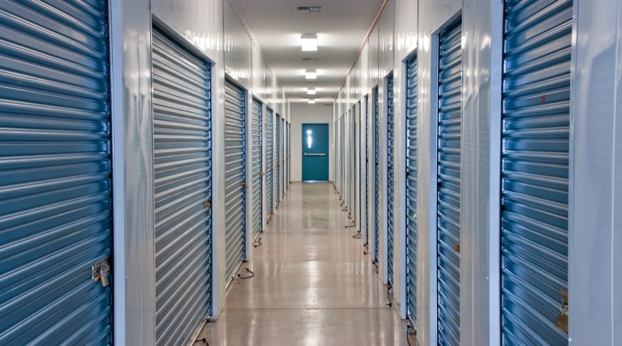 Exterior of outdoor units at KO Storage of Auburn in Auburn, Maine