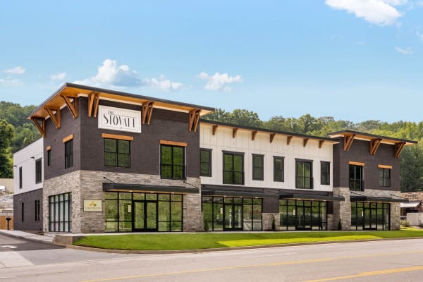 The Stovall Apartments over retail in Chattanooga, Tennessee