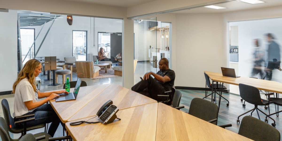 Coworking warehouse space at FlexEtc Charlotte in Charlotte, North Carolina