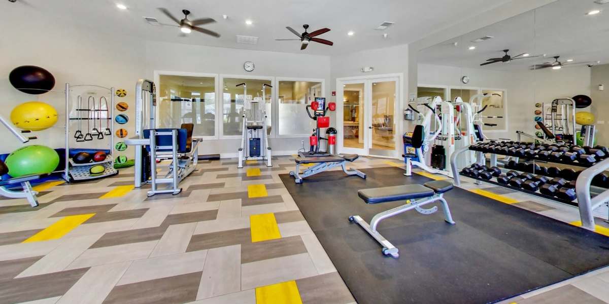 Gym at Hawthorn Village Apartments in Napa, California