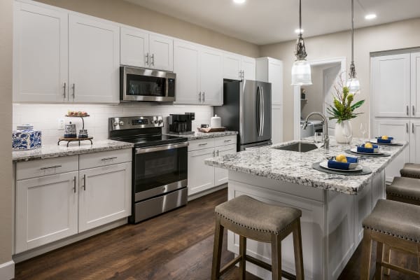 Fully equipped kitchen at San Artes in Scottsdale, Arizona
