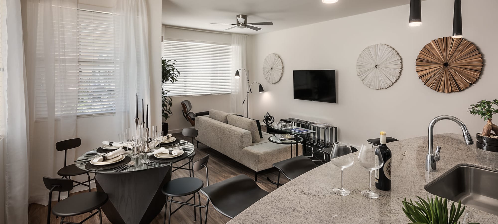 Living Room at Villa Vita Apartments in Peoria, Arizona