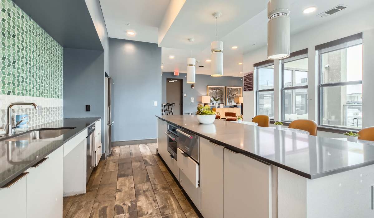 Sky Lounge Kitchen at Factory Design District in Dallas,Texas