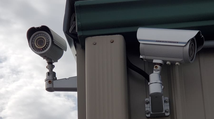 Security cameras keep watch at KO Storage in Saint Cloud, Minnesota