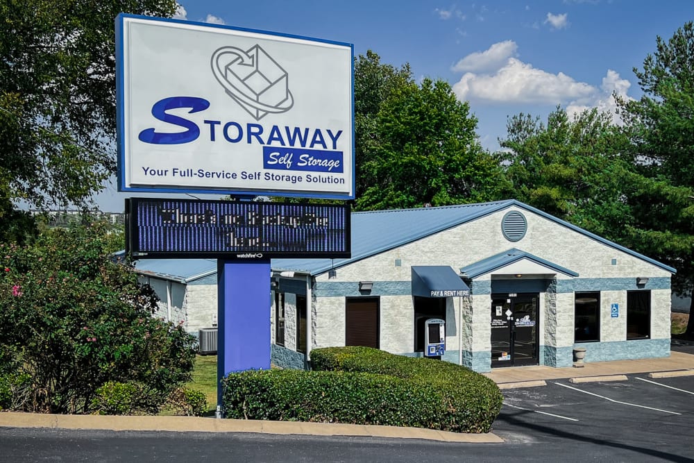 Self storage at Storaway Self Storage in Nashville, Tennessee