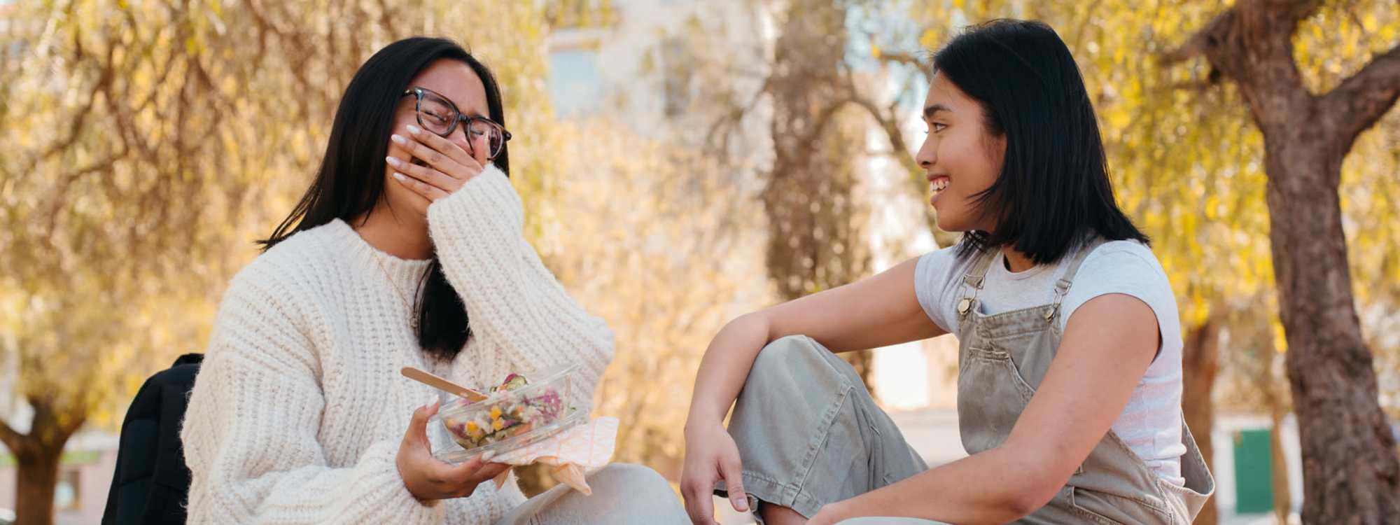 Residents sharing a moment at Mazza Grandmarc in College Park, Maryland