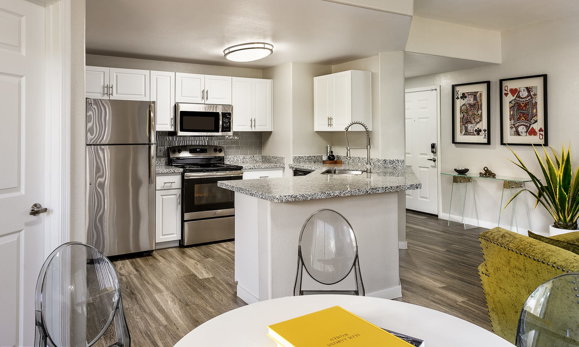 Chef-inspired kitchen at Waterside at Ocotillo in Chandler, Arizona