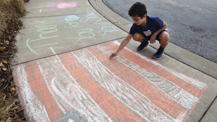 Chicago Tribune Chalk the Walk at Grace Point Place Memory Care