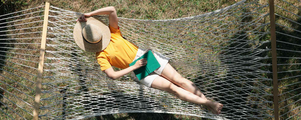 Resident relaxing at Roosevelt Park Apartments in San Jose, California