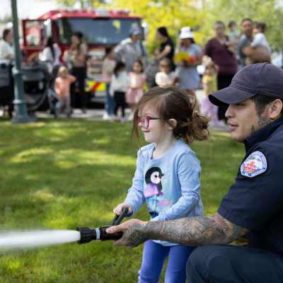 A community event at Hillside in Joint Base Lewis McChord, Washington