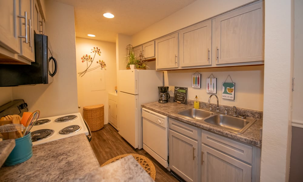 Well decorated apartment at Polo Run Apartments in Tulsa, Oklahoma